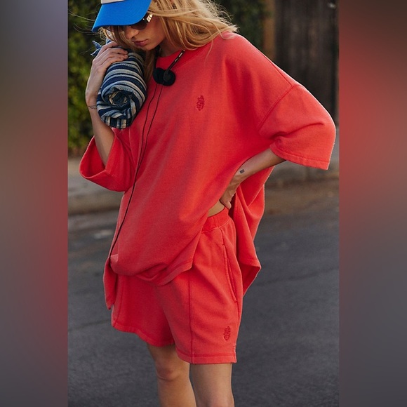 FP Movement by Free People Pants - Free People Movement Back Me Up Set in Victory Red Size XS NWT